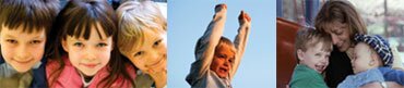 Photographs of children and family